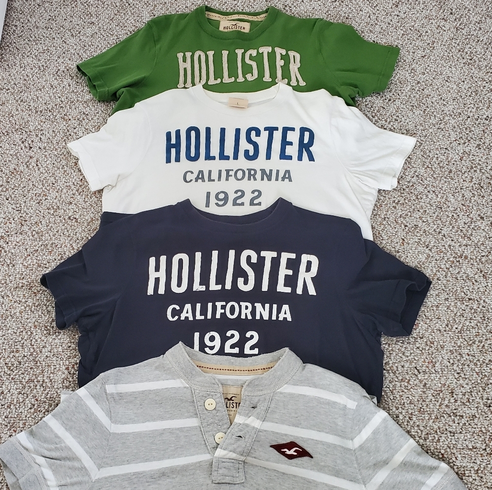 Set of 4 Hollister Shirts